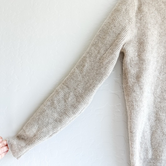 Alex Mill Cashmere Crewneck Sweater Pull Over Women’s Beige - Size XSmall - Picture 2 of 10